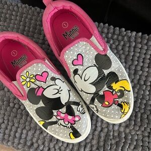 Disney Minnie Mouse Pink and Gray Sneakers